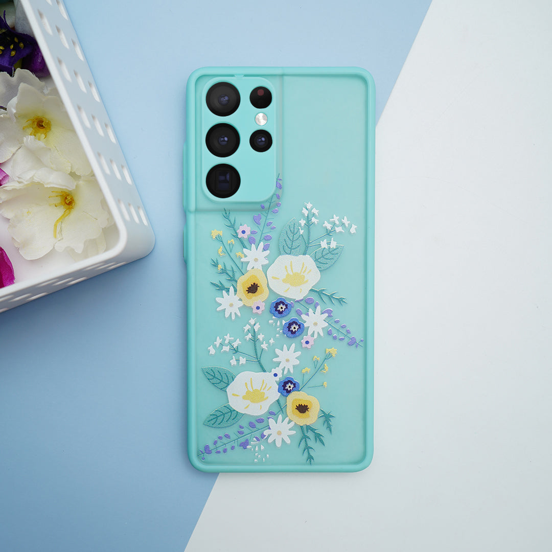 Galaxy Note 10 Plus Wildflower Floral Print Matte Finish Case