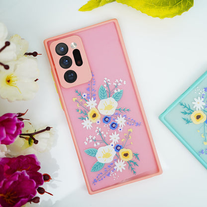 Galaxy Note 10 Wildflower Floral Print Matte Finish Case