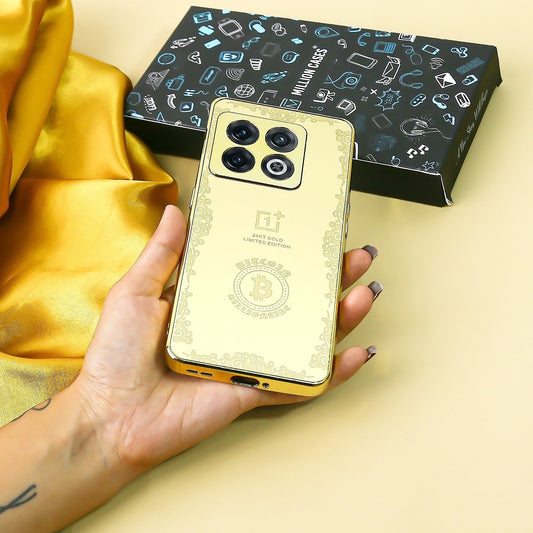 OnePlus 10 Pro Crafted Gold Bitcoin Luxurious Camera Protective Case