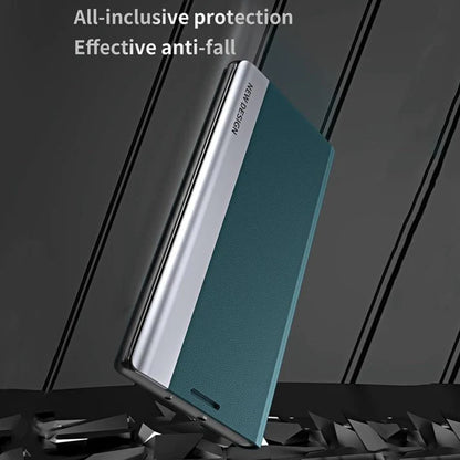 Galaxy A53 PU Leather Side Window Flip Case