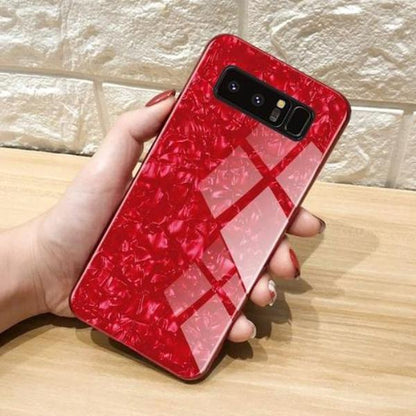 Galaxy S9 Dream Shell Series Textured Marble Case