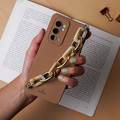 OnePlus 9RT Earth Tones Matte Case with Marble Bracelet
