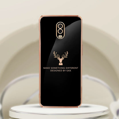OnePlus - Electroplating Reindeer Pattern Glass Case