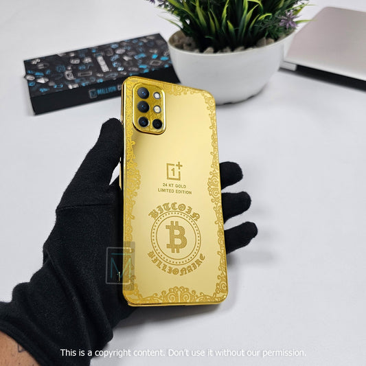 OnePlus 9R Crafted Gold Bitcoin Luxurious Camera Protective Case