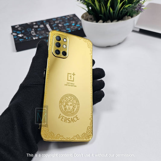 OnePlus 9R Crafted Gold Versace Luxurious Camera Protective Case
