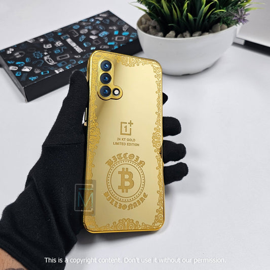 OnePlus Nord CE Crafted Gold Bitcoin Luxurious Camera Protective Case