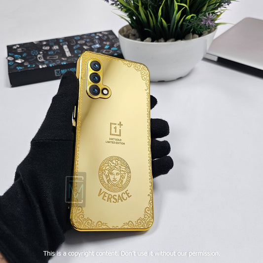 OnePlus Nord CE Crafted Gold Versace Luxurious Camera Protective Case