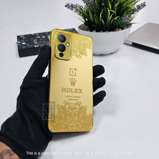 OnePlus 9 Crafted Gold Rolex Luxurious Camera Protective Case