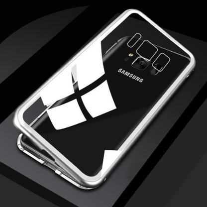 Galaxy Note 10 Electronic Auto-Fit Tempered Glass Magnetic Case