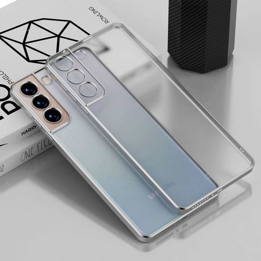 Galaxy S9 Plus Transparent Glitter Case