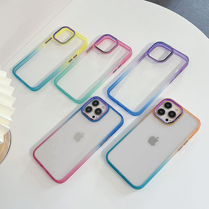 iPhone 13 Series Gradient Glass Camera Protection Case