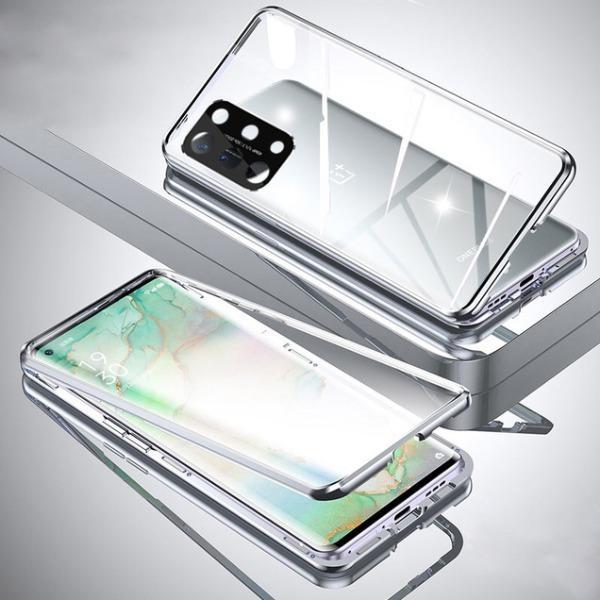 OnePlus Series Electronic Auto-Fit (Front + Back) Magnetic Glass Case
