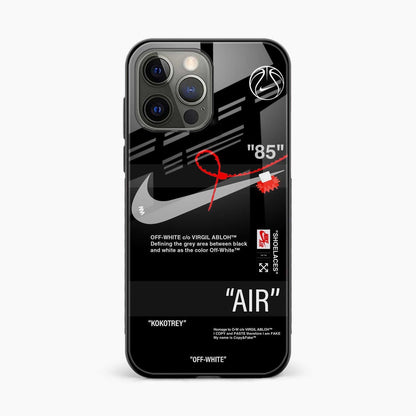 iPhone 12 Pro Sneaker Label Glass Case