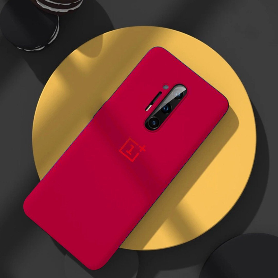 OnePlus 8 Pro Liquid Silicone Logo Case