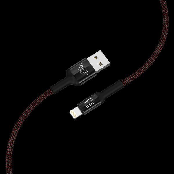 Million Cases Auto Disconnect Fast Charging Braided Lightning Cable