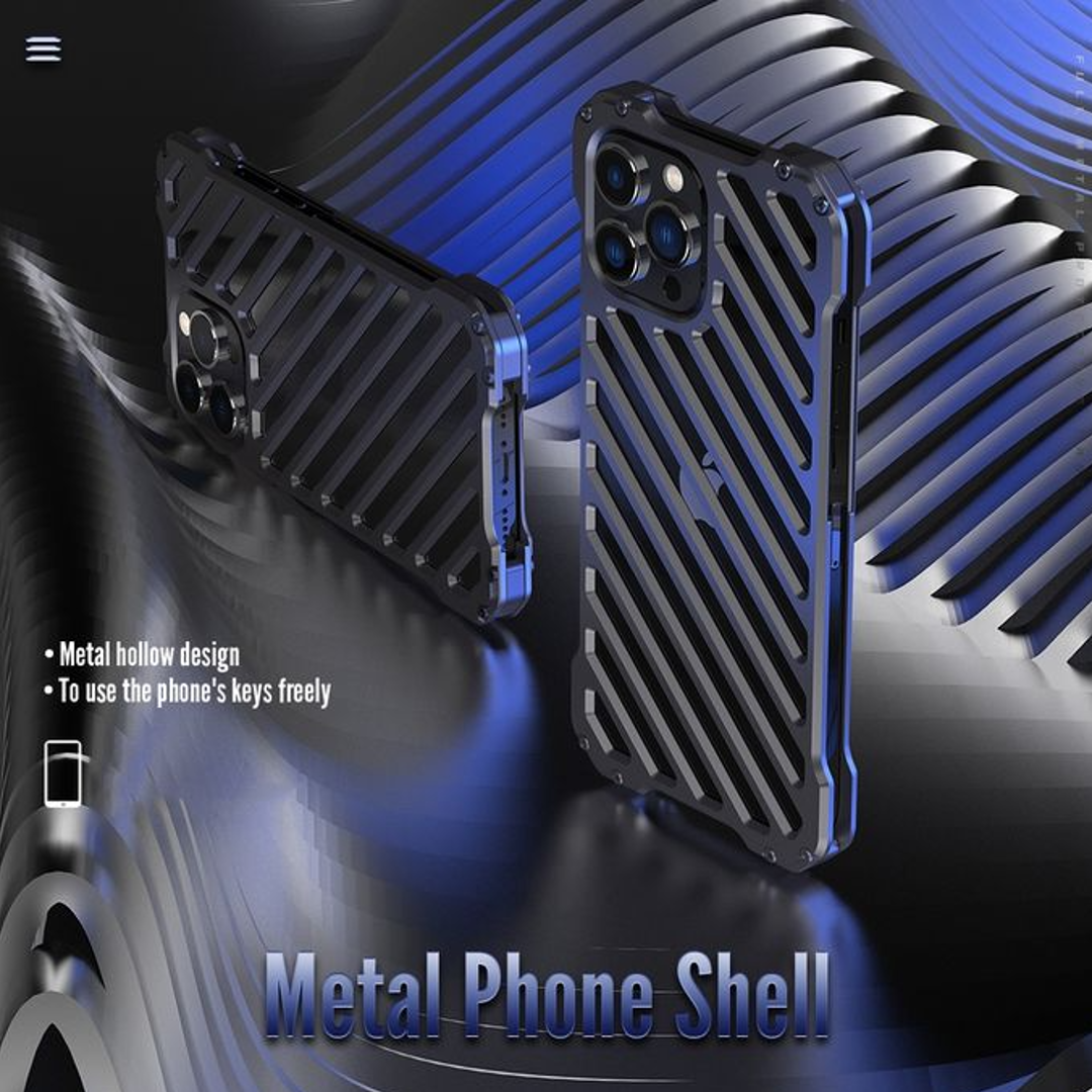 iPhone 13 Pro - R Just Aluminium Alloy Metallic Grill Case