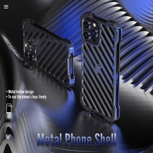 iPhone 13 Pro Max - R Just Aluminium Alloy Metallic Grill Case