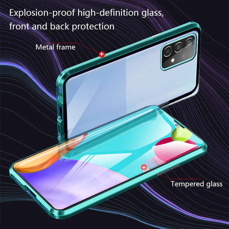 Galaxy A72 (Front+Back) Protection Magnetic Fit Case