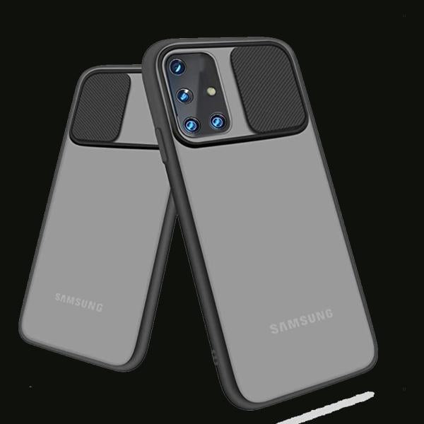 Galaxy A71 Camera Lens Slide Protection Matte Case