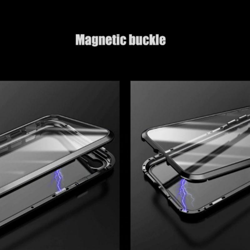 Galaxy A70 Electronic Auto-Fit (Front+ Back) Glass Magnetic Case