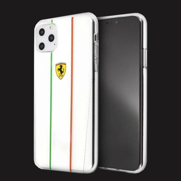 iPhone 11 Pro Fiorano White Strip Clear back cover
