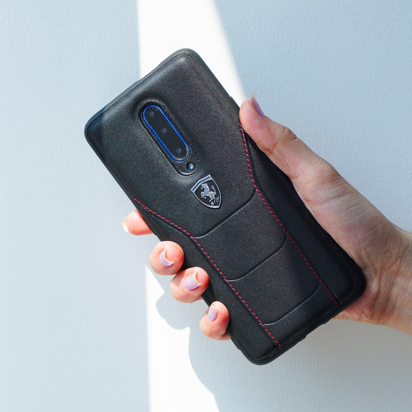 Ferrari ® Oneplus 8 Genuine Leather Crafted Limited Edition Case