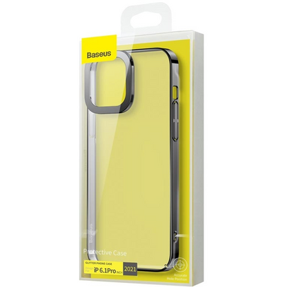 iPhone 13 Series - Transparent Glitter Edge Bumper Case