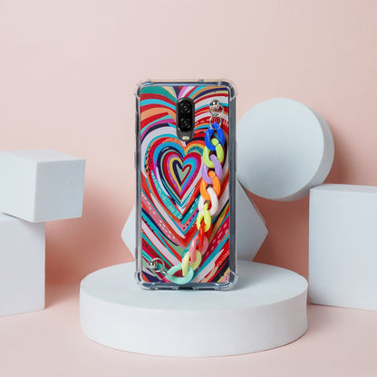 Swirl Love Colored Case with Bracelet - OnePlus