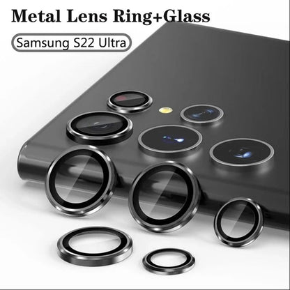 Galaxy S22 Ultra Metal Camera Lens Ring Glass