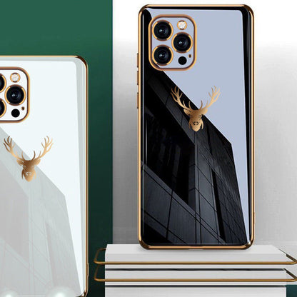 iPhone 12 Pro Max Deer Electroplating Case