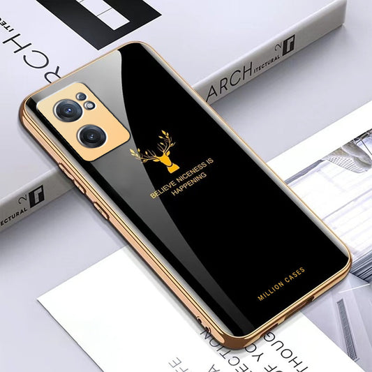 OnePlus Nord CE 2 Deer Electroplating Glass Case