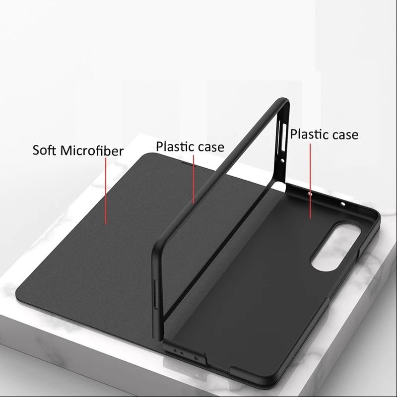 Galaxy Z Fold3 Check Pattern Glass Flip Case