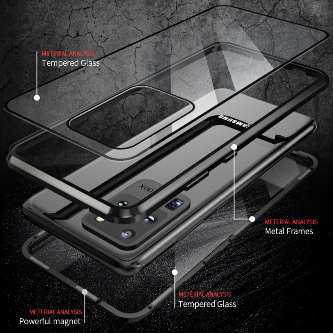Galaxy S20 Ultra (Front+Back) Protection Magnetic Fit Case