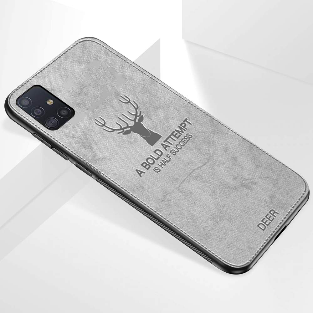 Galaxy A71 Deer Pattern Inspirational Soft Case