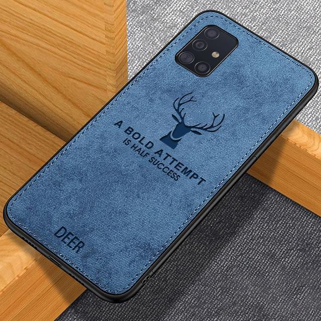 Galaxy A71 Deer Pattern Inspirational Soft Case