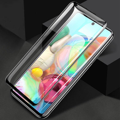 Galaxy A71 Full Coverage Curved Tempered Glass
