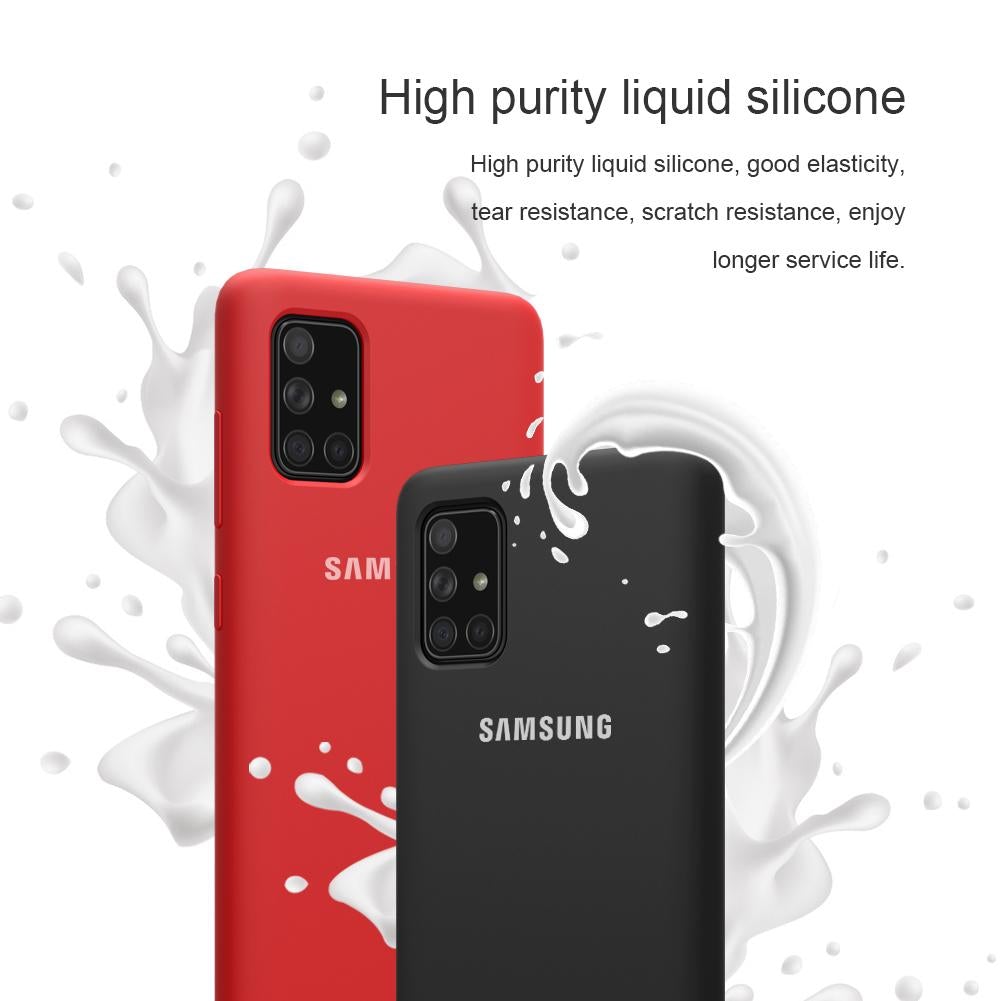 Galaxy M51 Liquid Silicone Logo Case