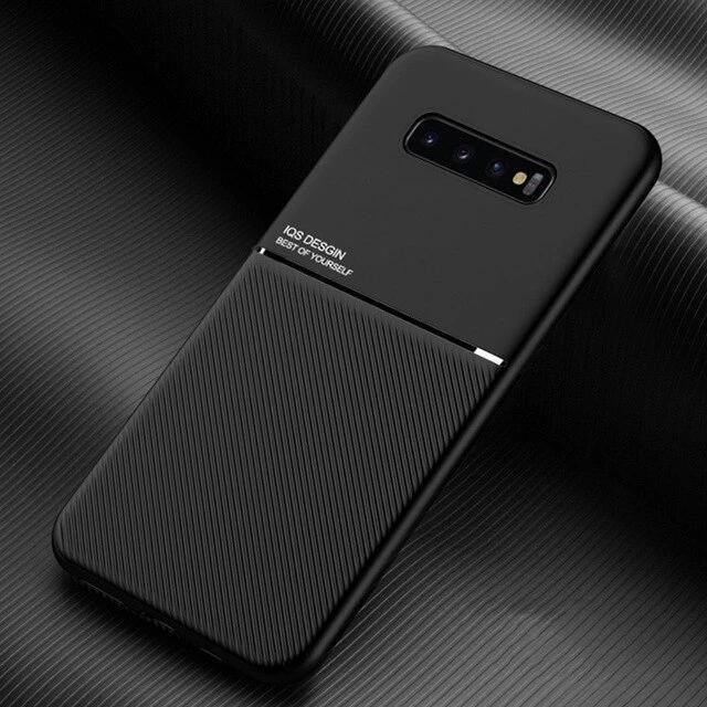 Galaxy S10 Carbon Fiber Twill Pattern Soft TPU Case