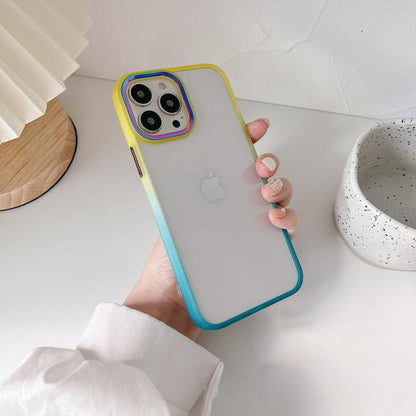 iPhone 13 Series Gradient Glass Camera Protection Case