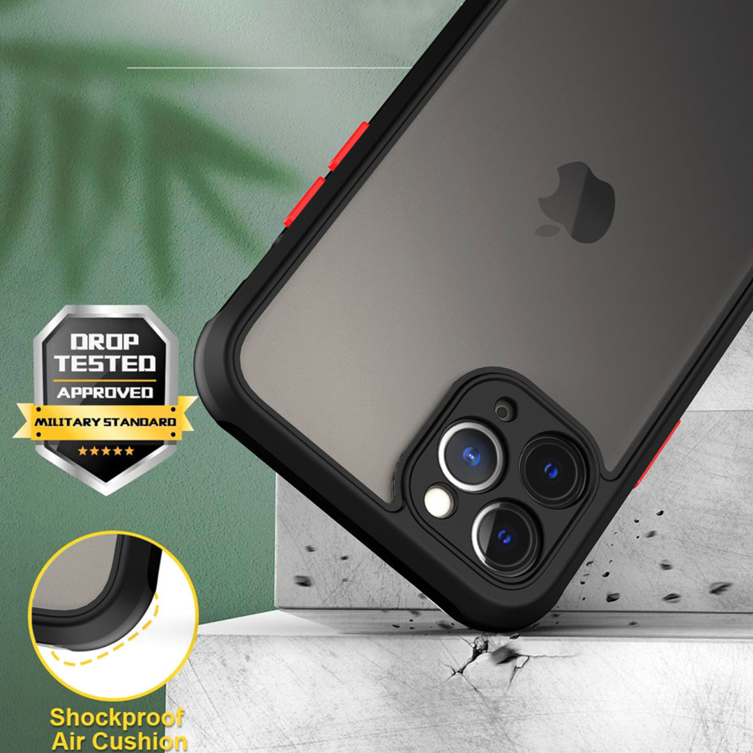 iPhone 11 Series Back Eagle Shockproof Transparent Case