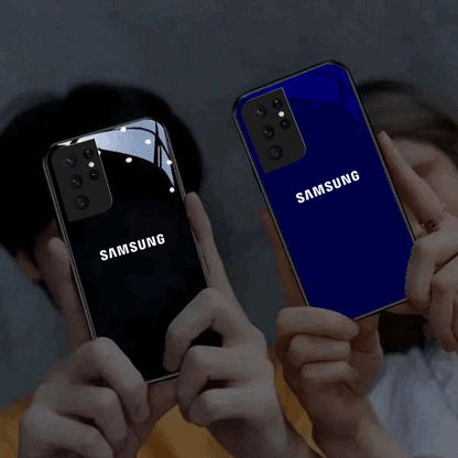 Galaxy S21 Plus LED Logo Glass Back Case