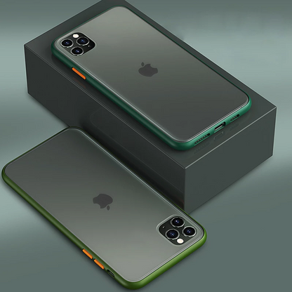 iPhone 11 Pro - Matte Shockproof Smoke Case