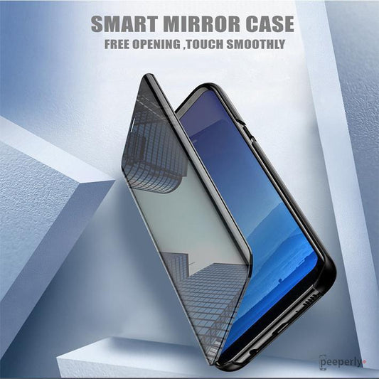 Mirror Clear Flip Case - Redmi