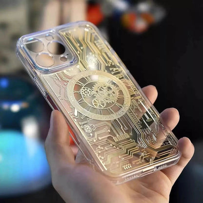 iPhone 12 Pro Max MagSafe Edition Mecha Transparent Case