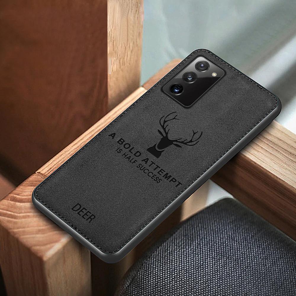 Galaxy Note 20 Deer Pattern Inspirational Soft Case