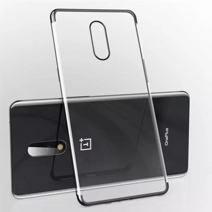 OnePlus 7 Electroplating Silicone Transparent Glitter Case