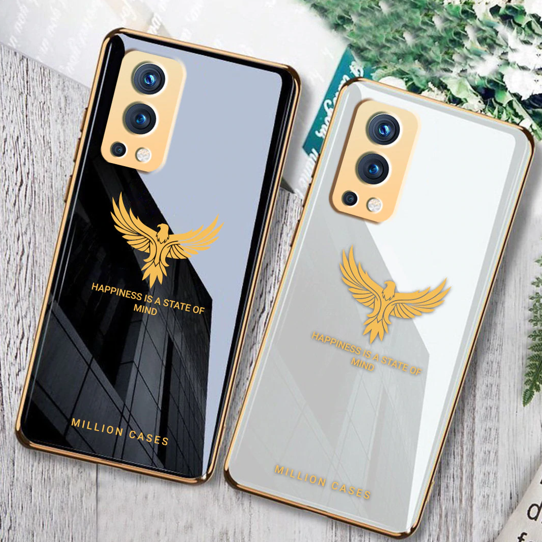 OnePlus - Eagle Pattern Electroplating Glass Case