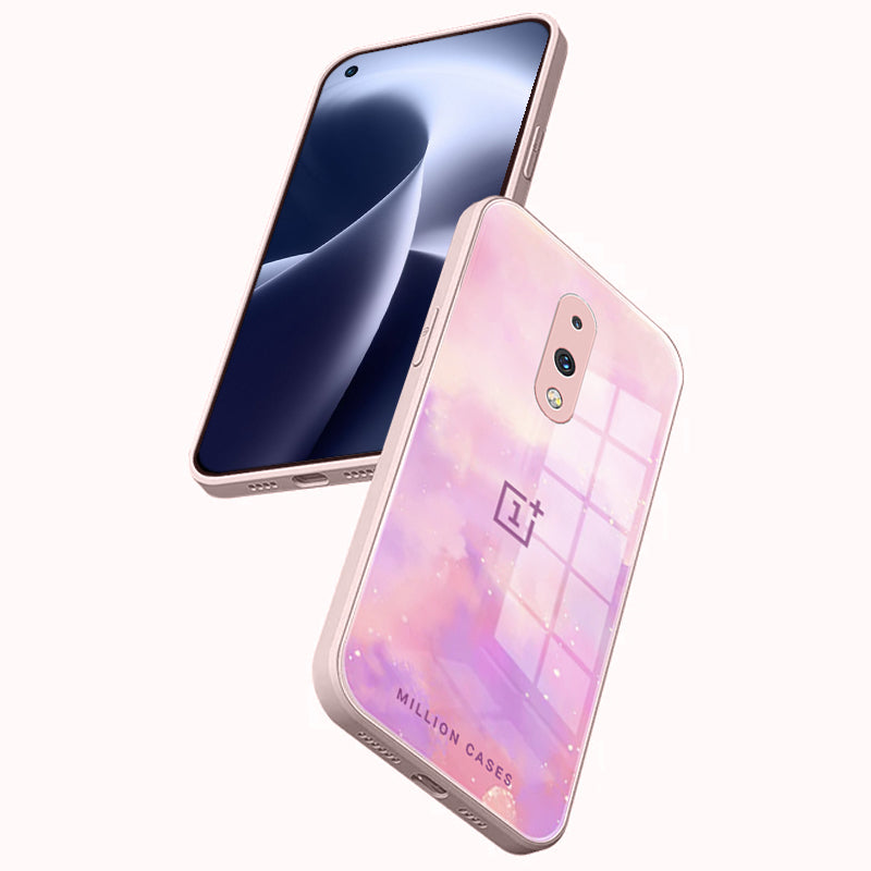OnePlus 7 Pastel Sparkle Pattern Glass Case