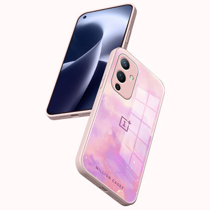 OnePlus 9 Pastel Sparkle Pattern Glass Case
