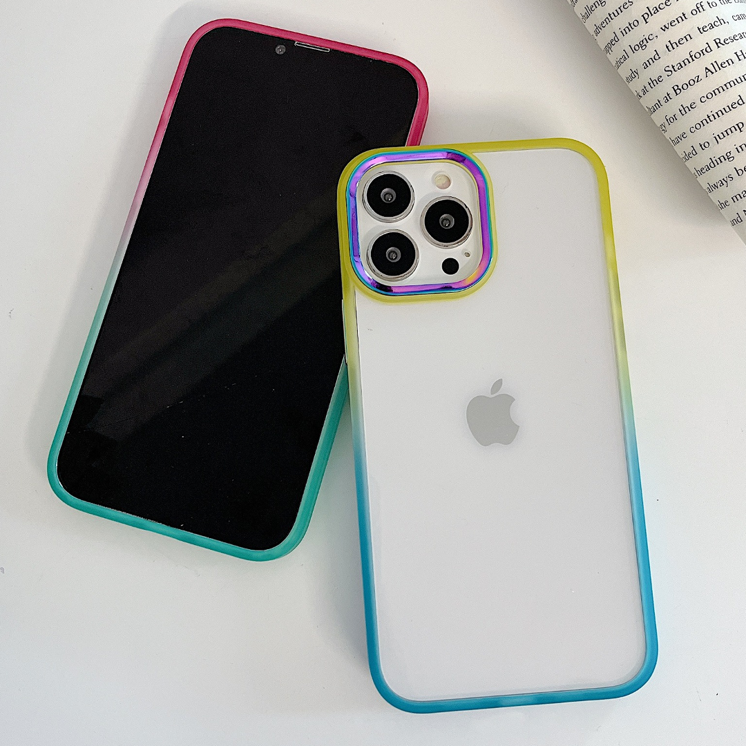 iPhone - Gradient Glass Camera Protection Case
